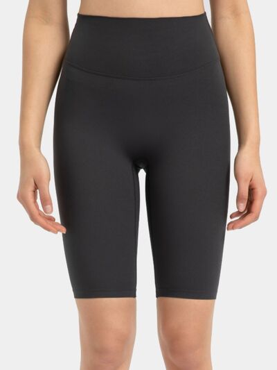 Millennia High Rise Wide Waistband Active Shorts - FitFemme.Shop