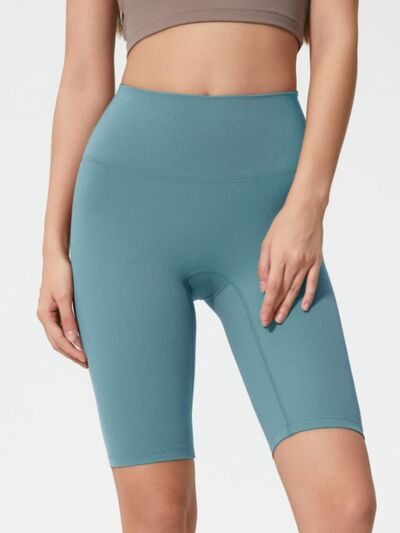 Millennia High Rise Wide Waistband Active Shorts - FitFemme.Shop