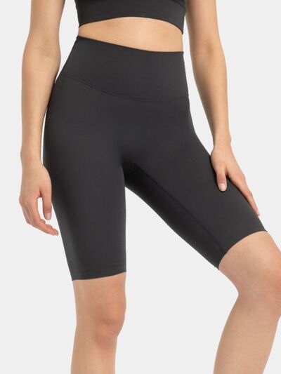 Millennia High Rise Wide Waistband Active Shorts - FitFemme.Shop