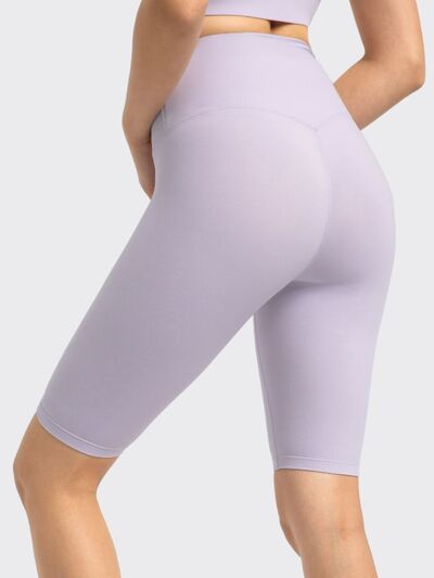 Millennia High Rise Wide Waistband Active Shorts - FitFemme.Shop