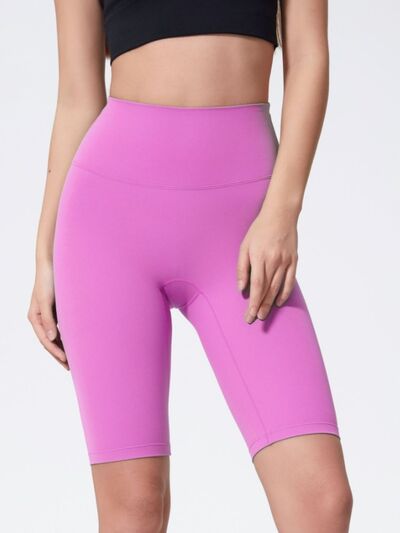 Millennia High Rise Wide Waistband Active Shorts - FitFemme.Shop