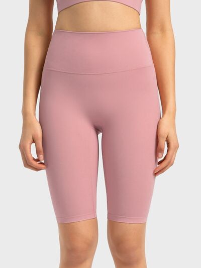 Millennia High Rise Wide Waistband Active Shorts - FitFemme.Shop