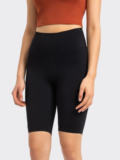 Millennia High Rise Wide Waistband Active Shorts - FitFemme.Shop