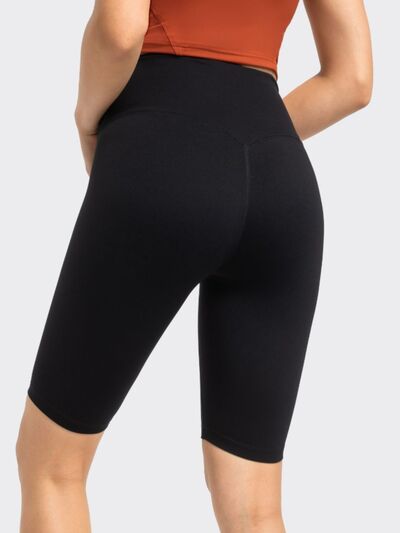 Millennia High Rise Wide Waistband Active Shorts - FitFemme.Shop