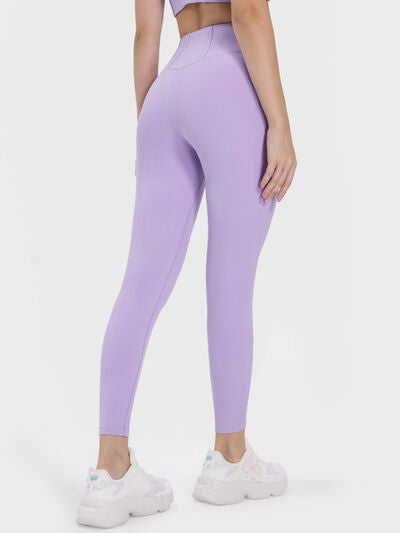 Millennia Pocketed High Waist Active Leggings - FitFemme.Shop