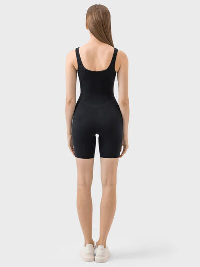 Millennia Wide Strap Active Romper - FitFemme.Shop