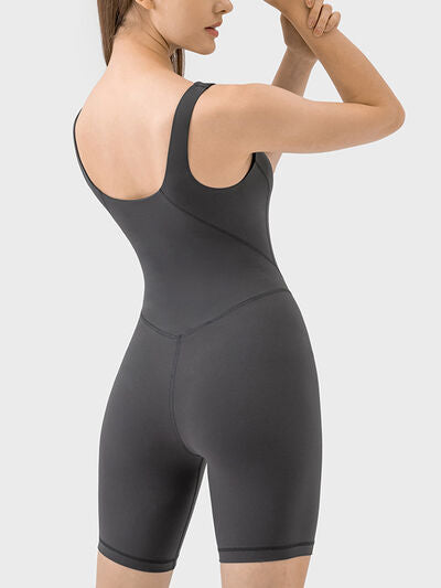 Millennia Wide Strap Active Romper - FitFemme.Shop
