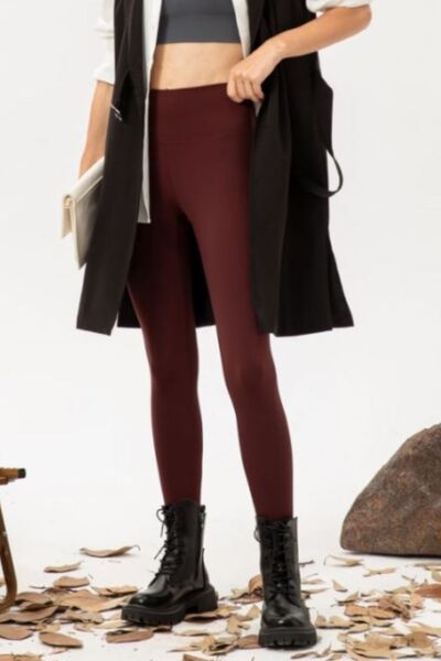High Waist Skinny Active Pants - FitFemme.Shop