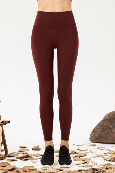 High Waist Skinny Active Pants - FitFemme.Shop