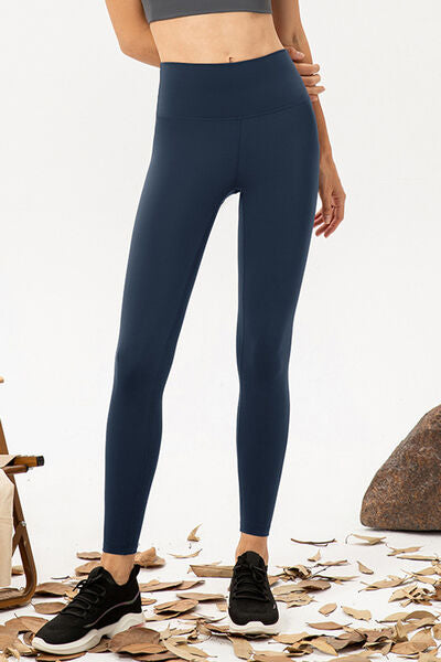 High Waist Skinny Active Pants - FitFemme.Shop