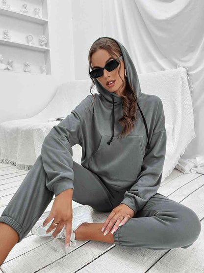 Ivy Lane Sports Hoodie and Joggers Set - FitFemme.Shop