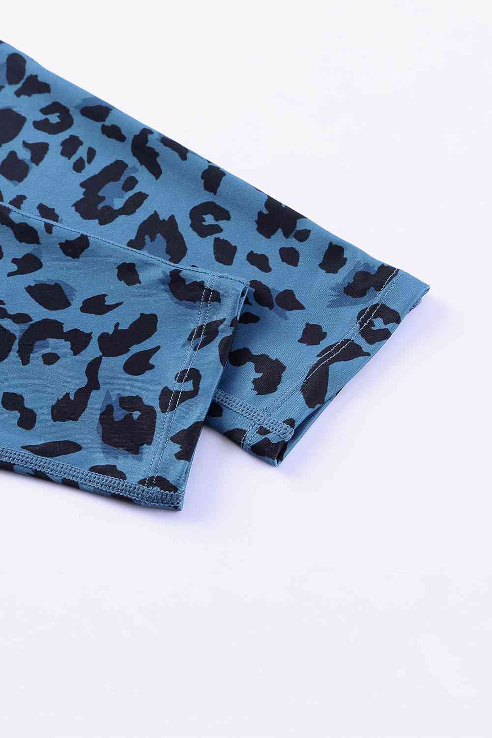 Leopard Print Wide Waistband Leggings - FitFemme.Shop