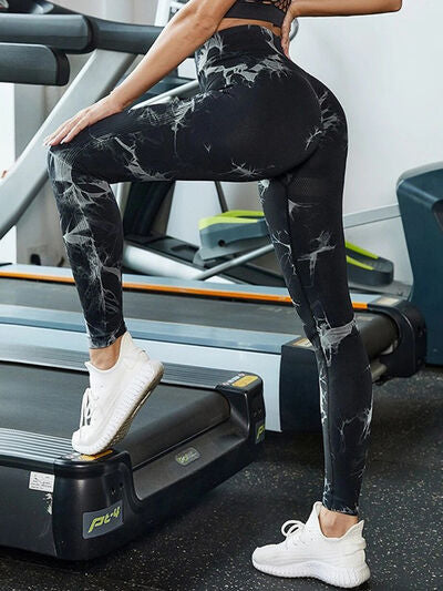 Tie-Dye High Waist Active Leggings - FitFemme.Shop