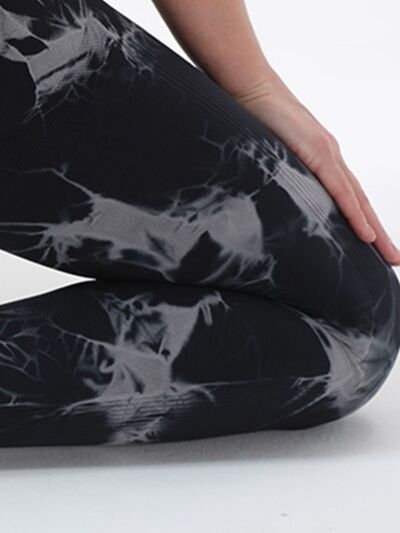 Tie-Dye High Waist Active Leggings - FitFemme.Shop