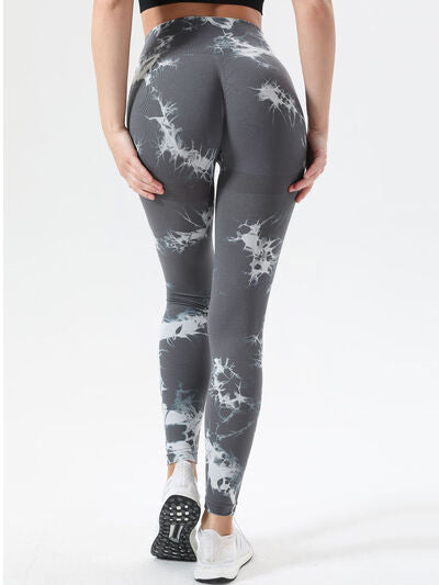 Tie-Dye High Waist Active Leggings - FitFemme.Shop
