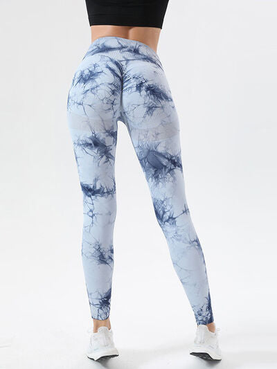 Tie-Dye High Waist Active Leggings - FitFemme.Shop
