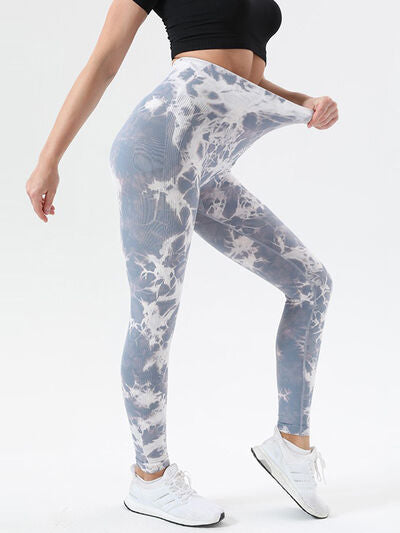 Tie-Dye High Waist Active Leggings - FitFemme.Shop