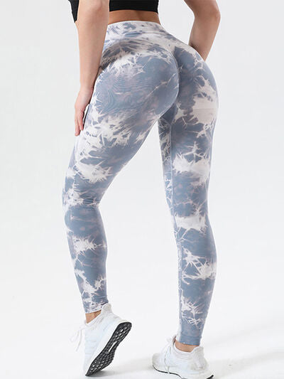Tie-Dye High Waist Active Leggings - FitFemme.Shop