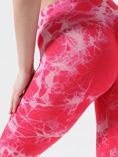 Tie-Dye High Waist Active Leggings - FitFemme.Shop