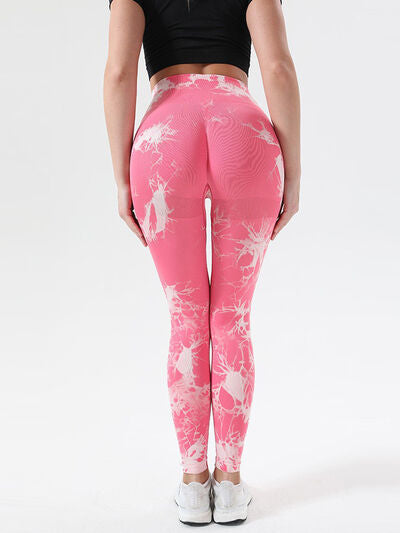 Tie-Dye High Waist Active Leggings - FitFemme.Shop