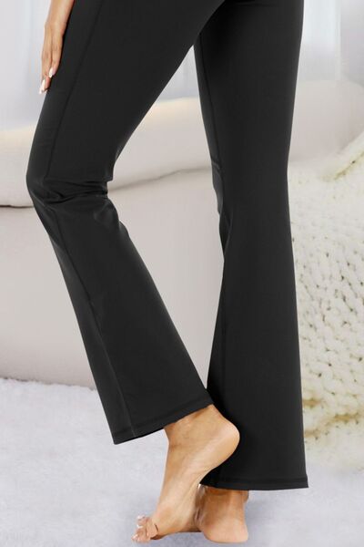 Pocketed High Waist Active Pants - FitFemme.Shop