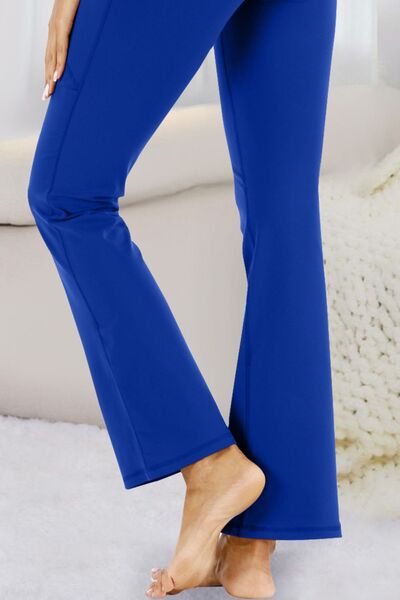 Pocketed High Waist Active Pants - FitFemme.Shop