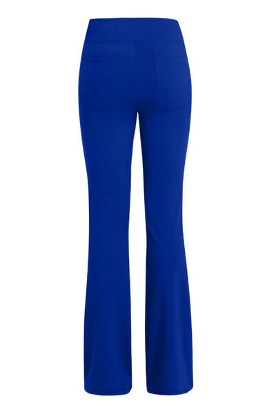 Pocketed High Waist Active Pants - FitFemme.Shop