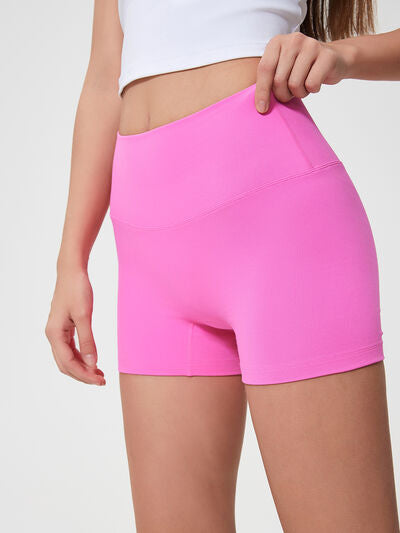 Millennia High Waist Active Shorts - FitFemme.Shop