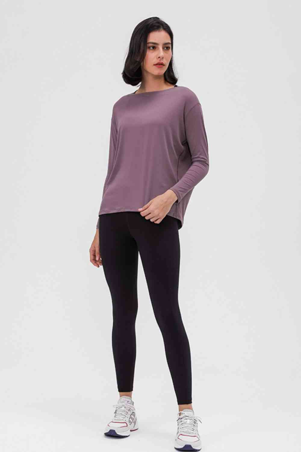 Millennia Loose Fit Active Top - FitFemme.Shop