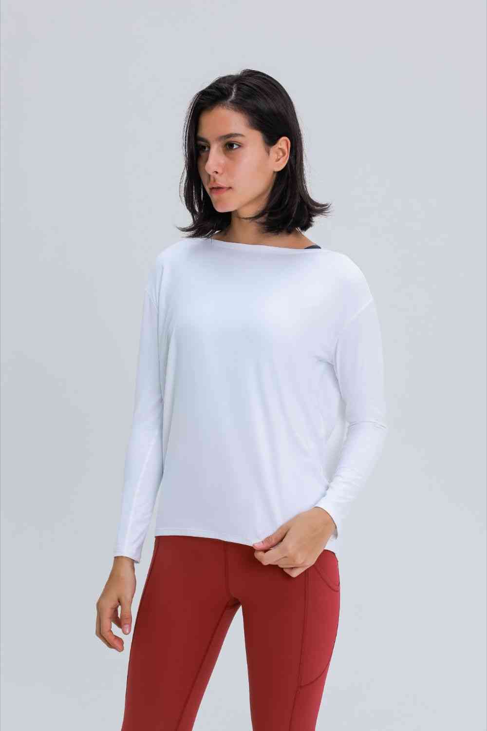 Millennia Loose Fit Active Top - FitFemme.Shop