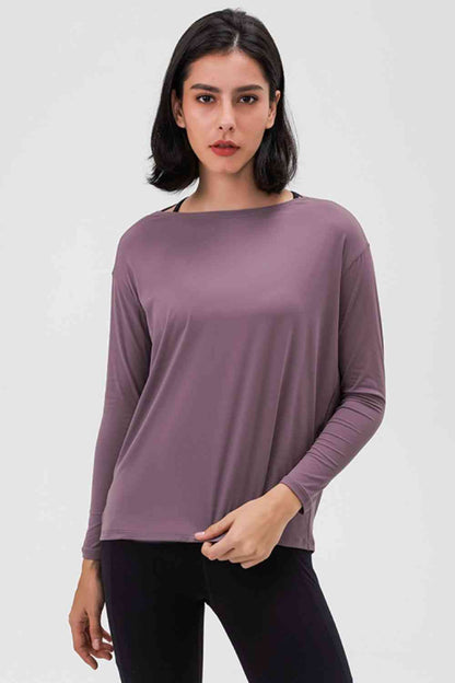 Millennia Loose Fit Active Top - FitFemme.Shop