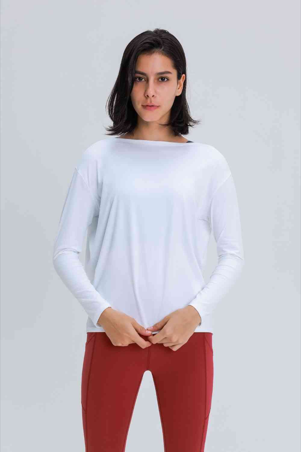 Millennia Loose Fit Active Top - FitFemme.Shop