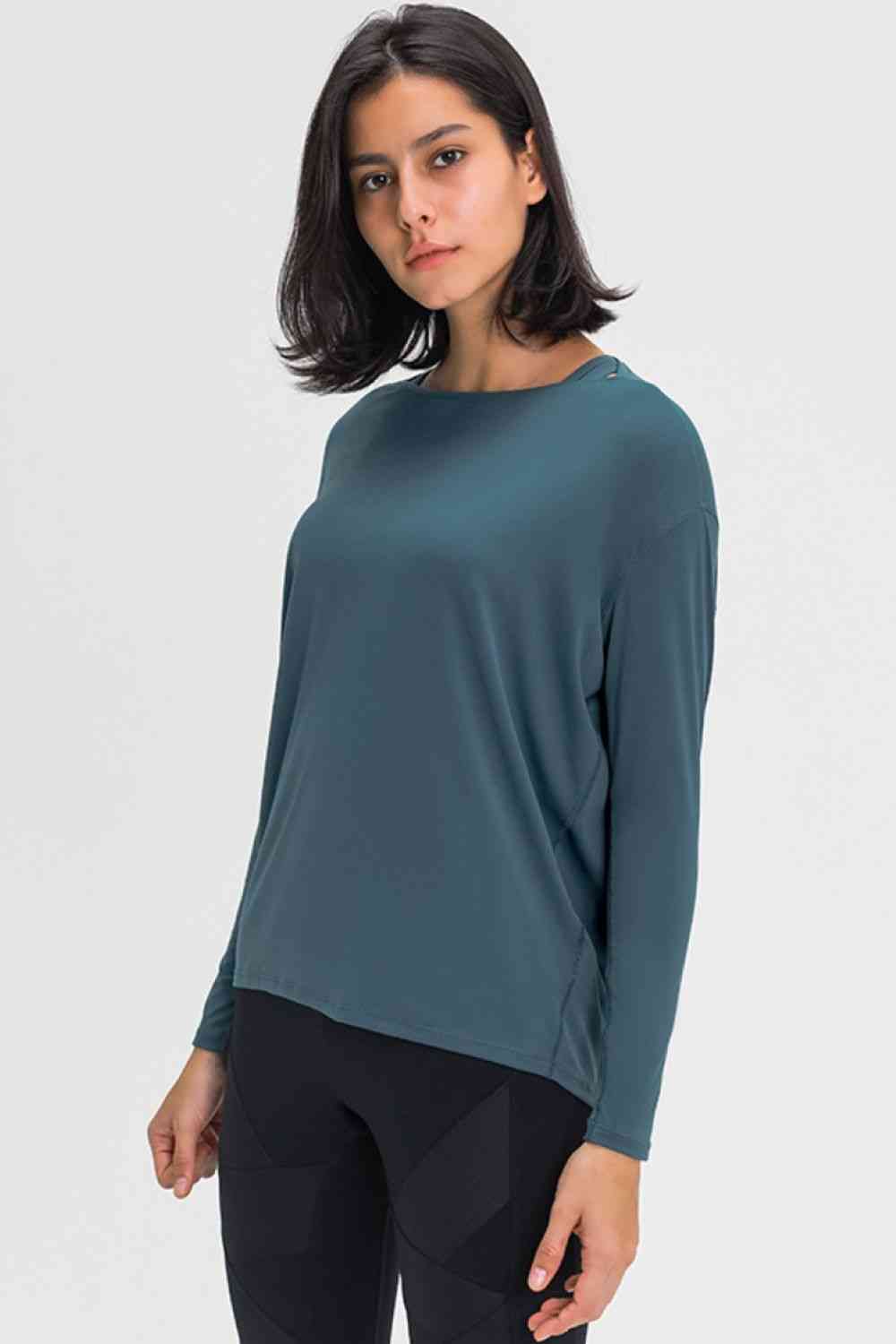 Millennia Loose Fit Active Top - FitFemme.Shop