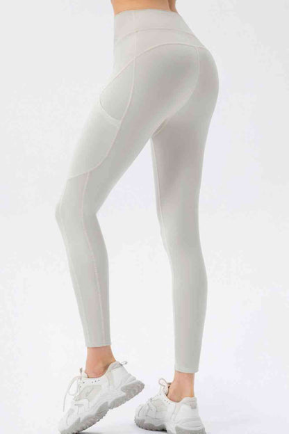 High Waist Slim Fit Long Sports Pants - FitFemme.Shop
