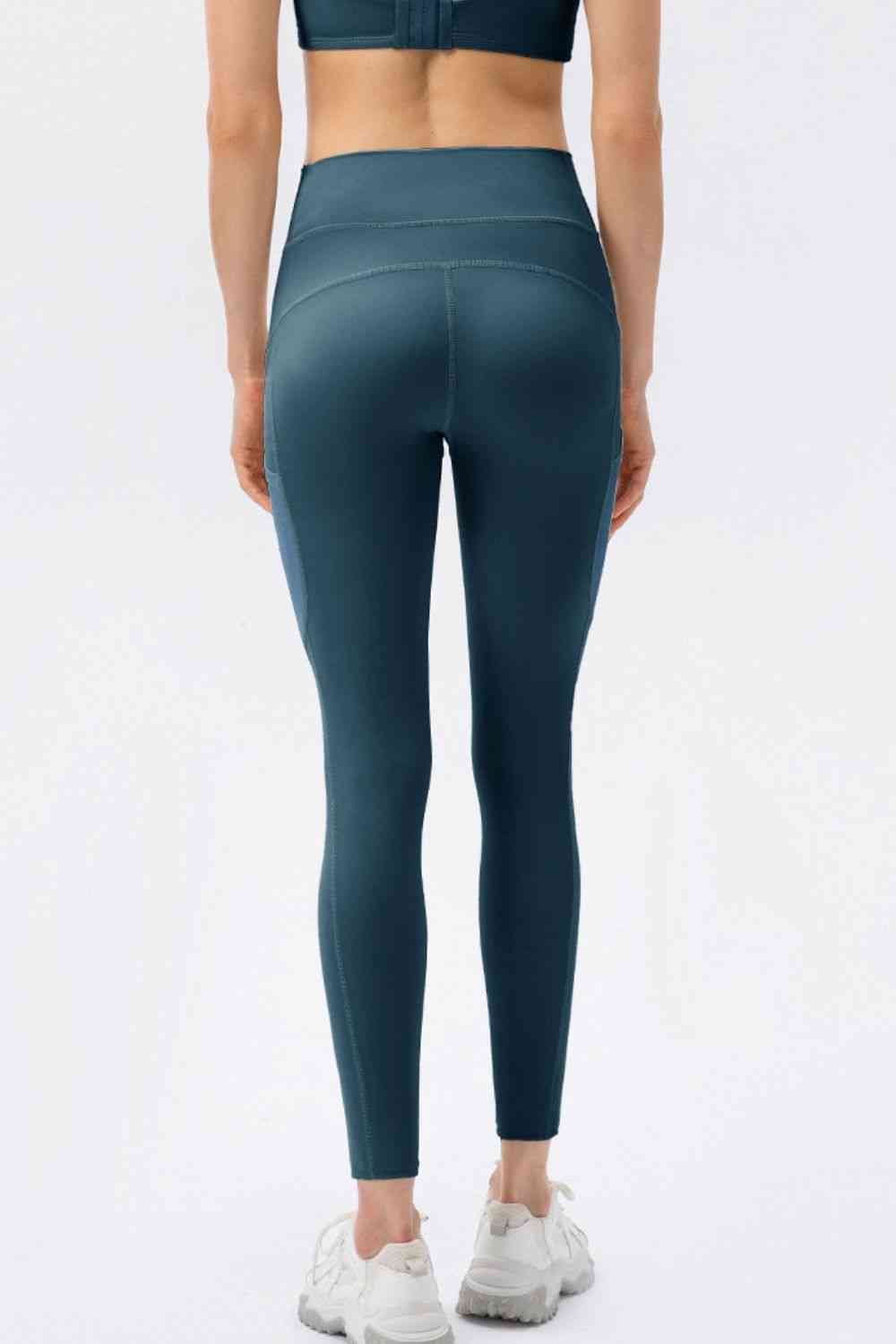 High Waist Slim Fit Long Sports Pants - FitFemme.Shop