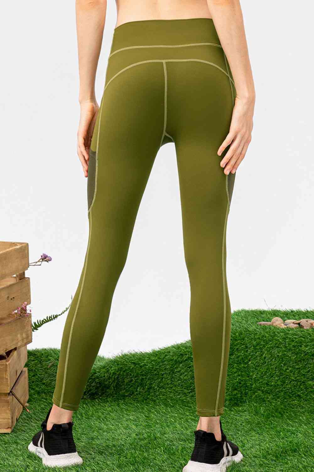 High Waist Slim Fit Long Sports Pants - FitFemme.Shop