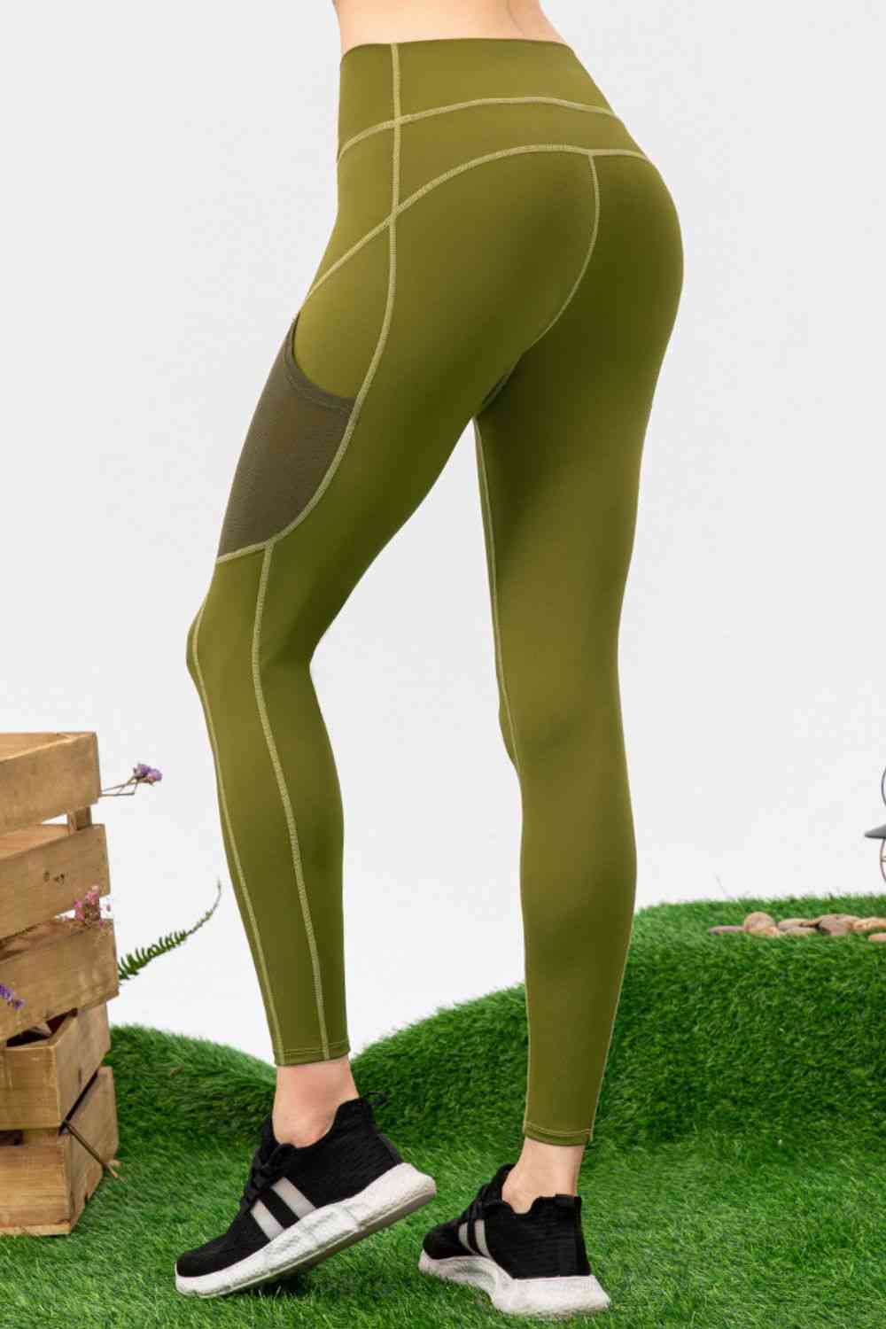 High Waist Slim Fit Long Sports Pants - FitFemme.Shop