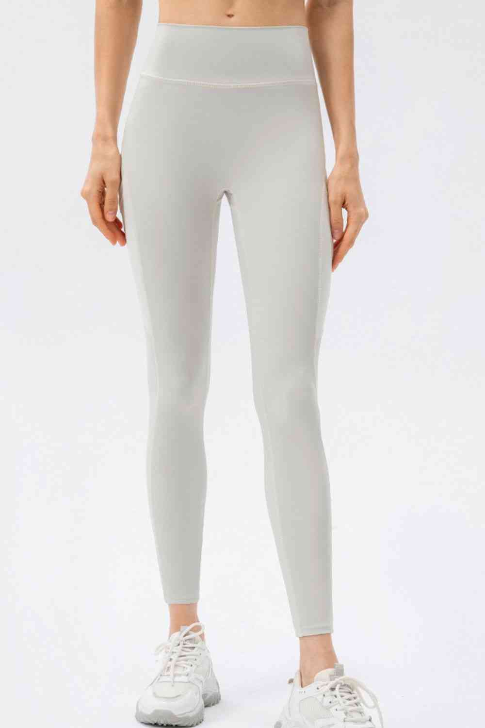 High Waist Slim Fit Long Sports Pants - FitFemme.Shop