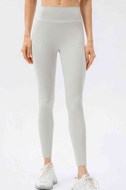 High Waist Slim Fit Long Sports Pants - FitFemme.Shop