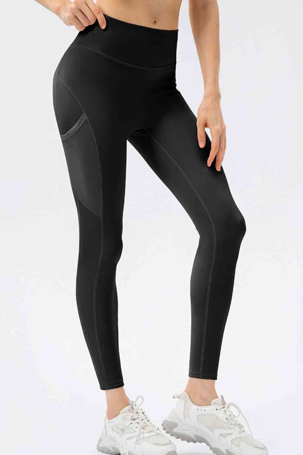 High Waist Slim Fit Long Sports Pants - FitFemme.Shop