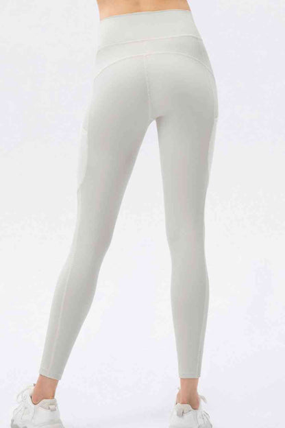 High Waist Slim Fit Long Sports Pants - FitFemme.Shop