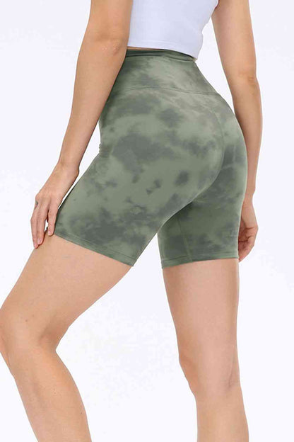 Wide Waistband Sports Shorts - FitFemme.Shop