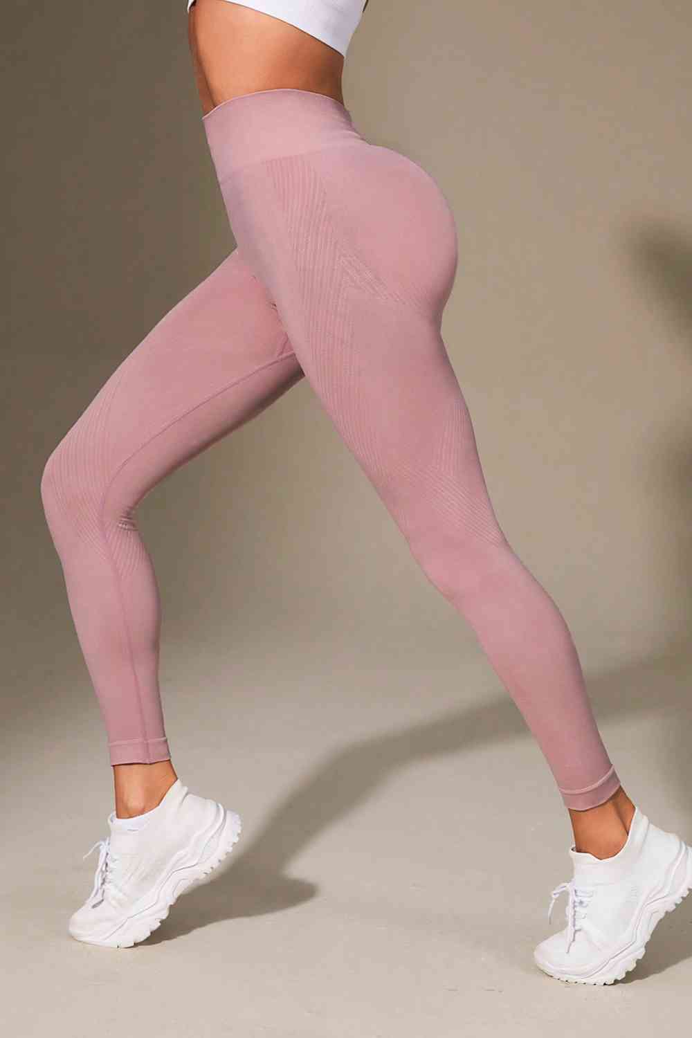 Wide Waistband Sports Leggings - FitFemme.Shop