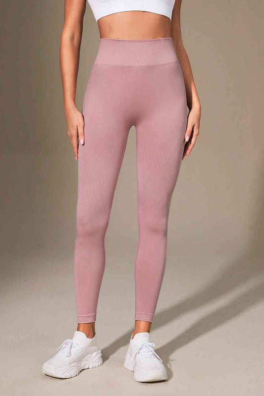 Wide Waistband Sports Leggings - FitFemme.Shop