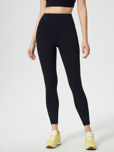 Millennia Wide Waistband Active Leggings - FitFemme.Shop