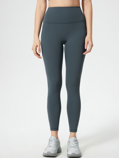 Millennia Wide Waistband Active Leggings - FitFemme.Shop