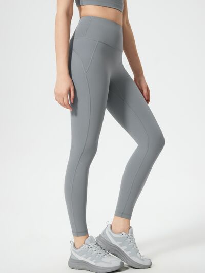 Millennia Wide Waistband Active Leggings - FitFemme.Shop