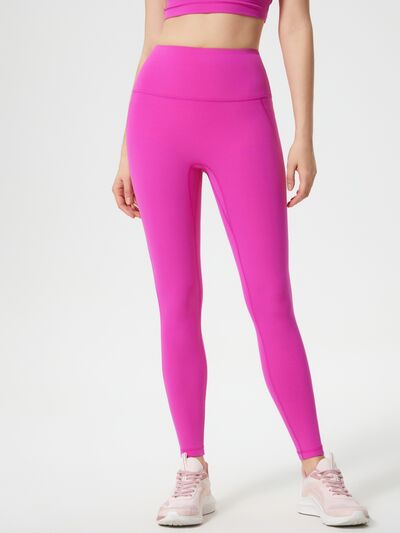 Millennia Wide Waistband Active Leggings - FitFemme.Shop