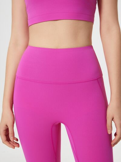 Millennia Wide Waistband Active Leggings - FitFemme.Shop