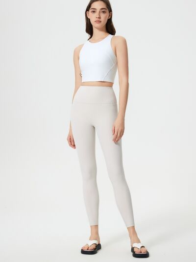 Millennia Wide Waistband Active Leggings - FitFemme.Shop